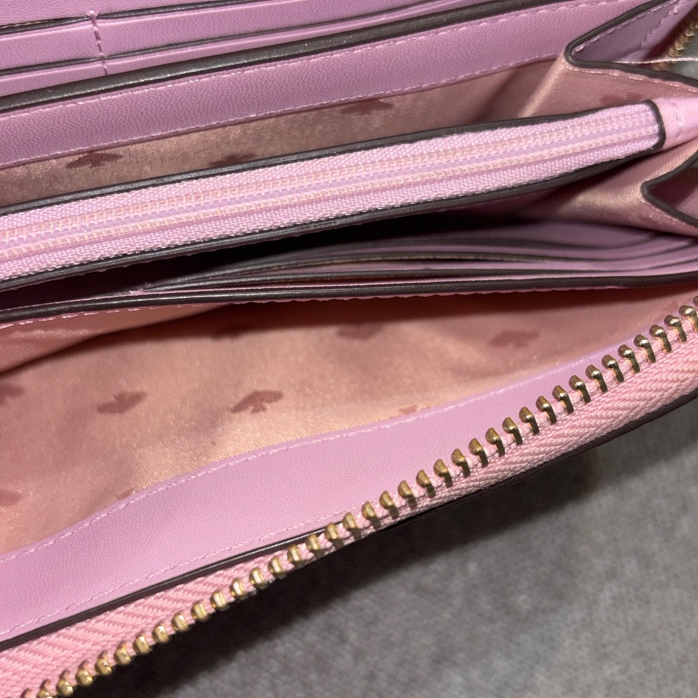 Kate Spade Rose Glitter Wallet - Picture 10 of 13